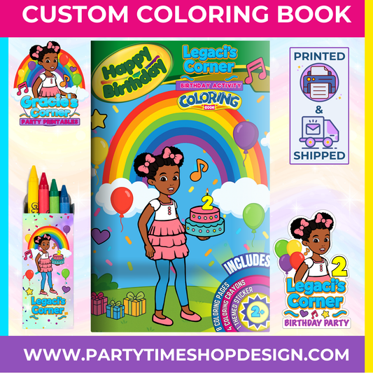 Gracie Corner Inspired Coloring Book